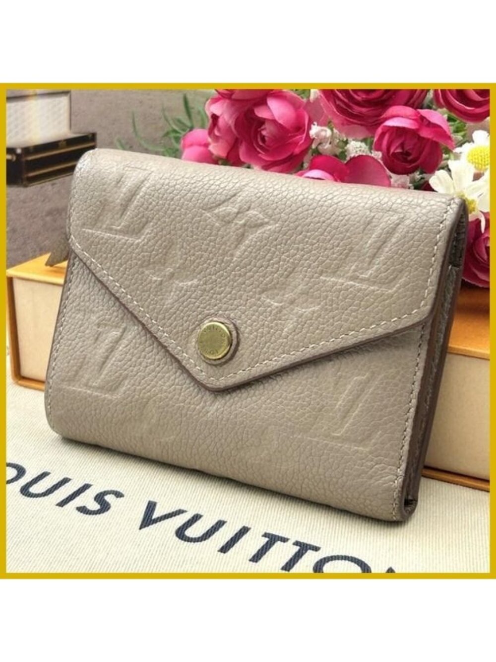 Louis Vuitton Empreinte Portefeuille Victorine Folded Wallet